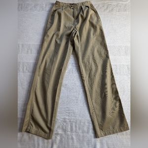 VTG Liz Claiborne Women's 8 High Waist Pleated Pants Trouser Tan 90s USA Made